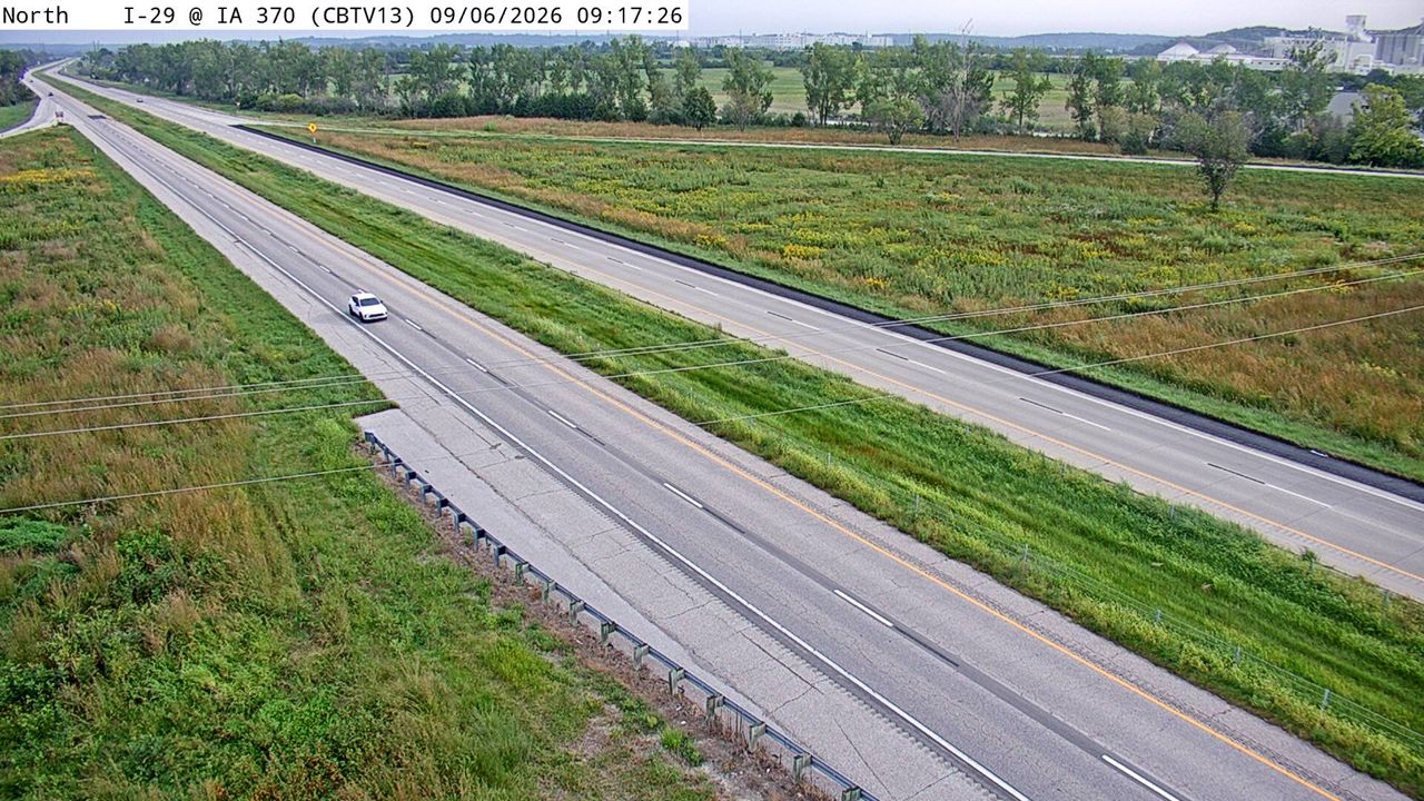 I-29 @ MM 42.9 (IA 370) live camera view