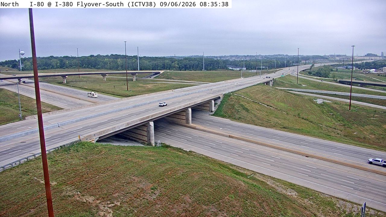 I-80 @ MM 238.8 (I-380 NB Flyover) live camera view