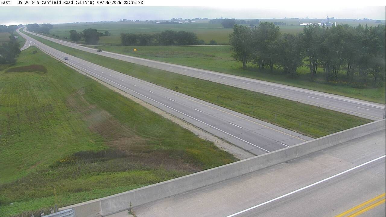 US 20 @ MM 220.4 (S Canfield Rd) live camera view