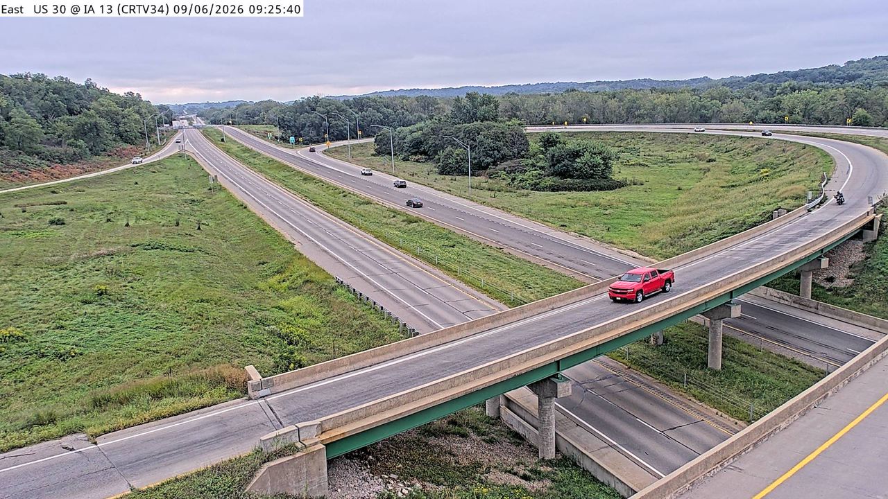 US 30 @ MM 256.6 (IA 13) live camera view