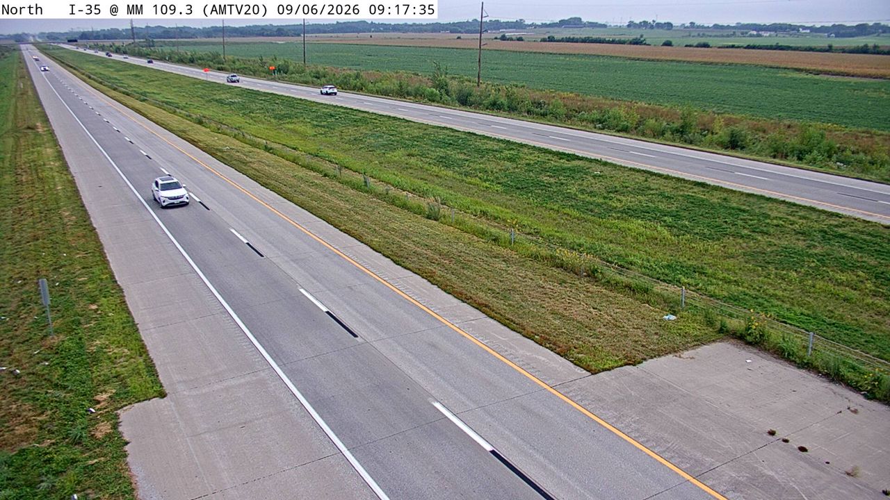 I-35 @ MM 109.2 live camera view