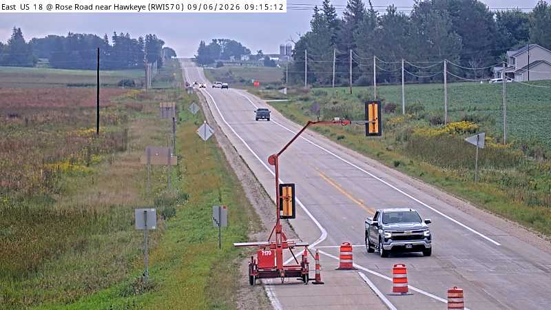 US 18 MM 257 @ Hawkeye live camera view