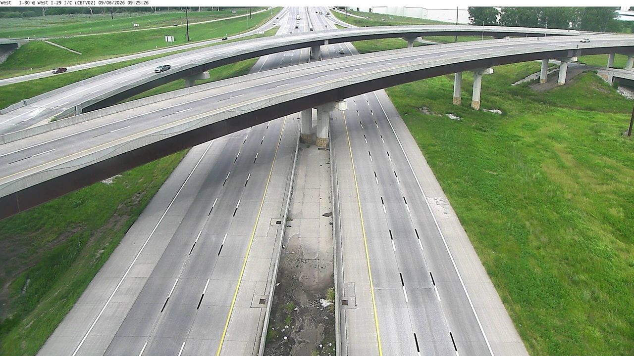I-80 @ MM 0.7 (West I-29 Interchange) live camera view