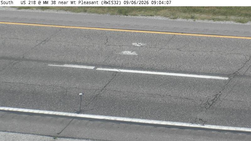 US 218 MM 37 @ Mount Pleasant live camera view