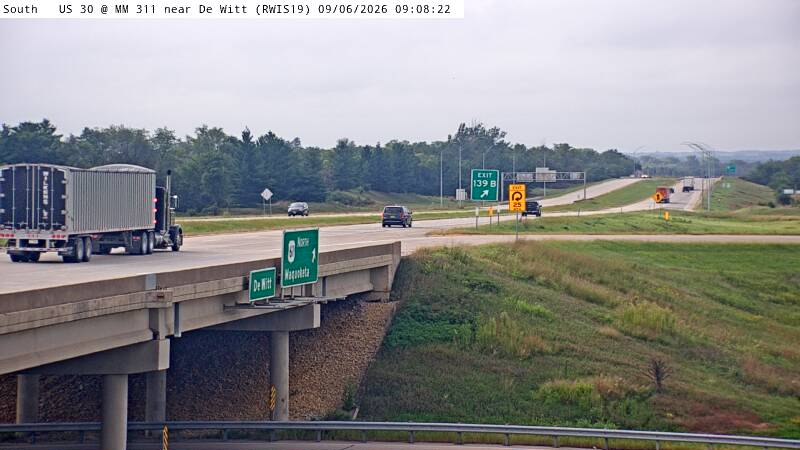 US 30 MM 311 @ De Witt live camera view
