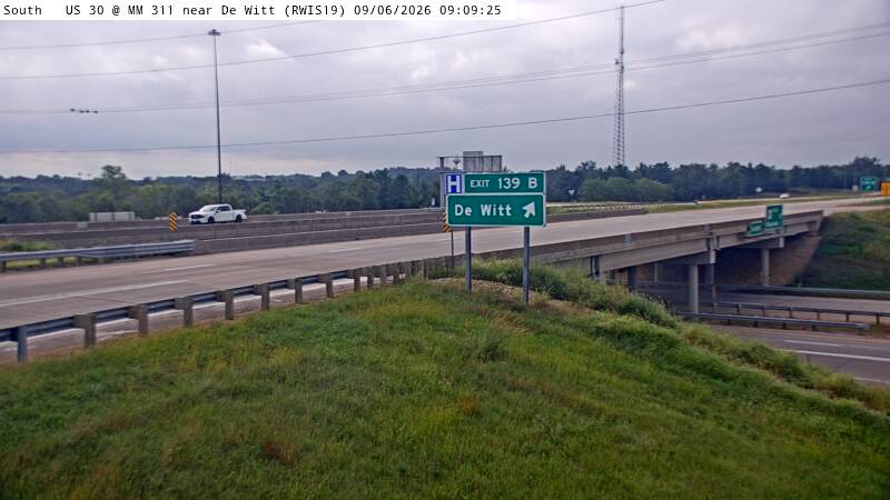 US 30 MM 311 @ De Witt live camera view