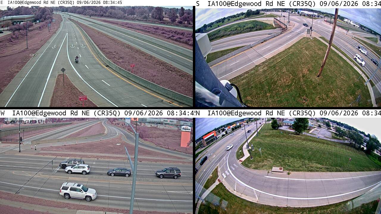 IA 100 @ MM 7.9 (Edgewood Rd NE)-Q live camera view