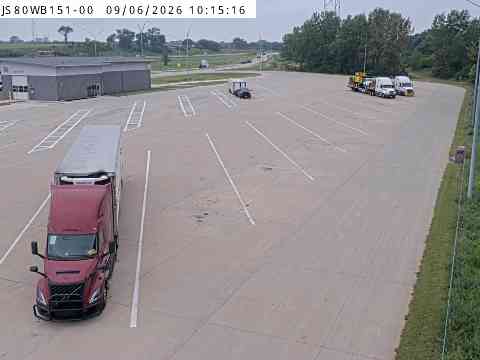 Weigh Station - I-80 WB MM 151 near Mitchellville live camera view
