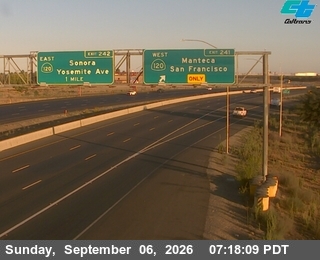 80 - NB SR-99 S/O SR-120 live camera view