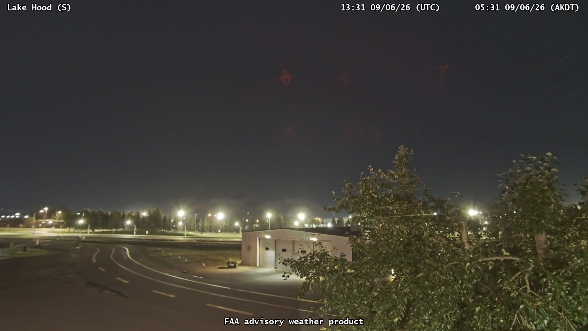 Lake Hood — South live camera view