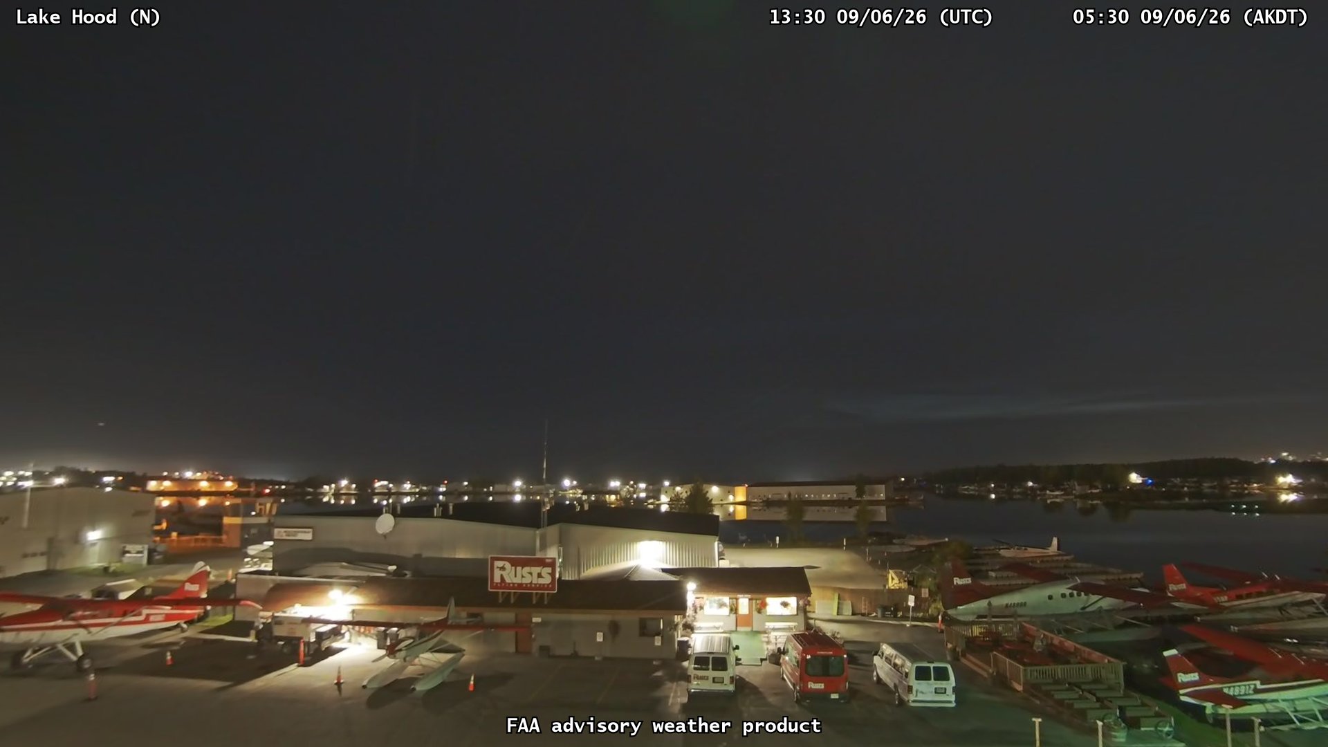 Lake Hood — North live camera view