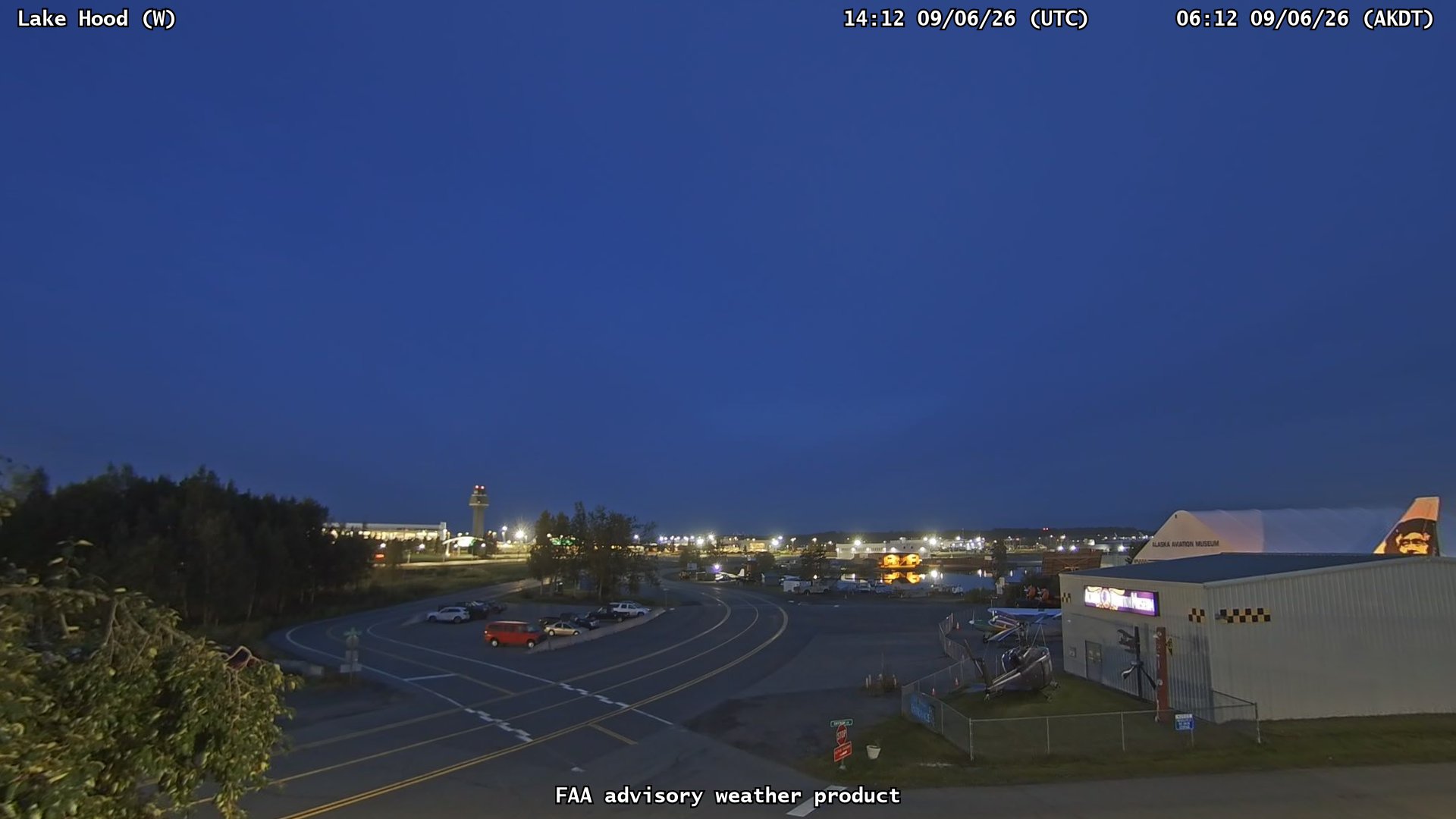 Lake Hood — West live camera view