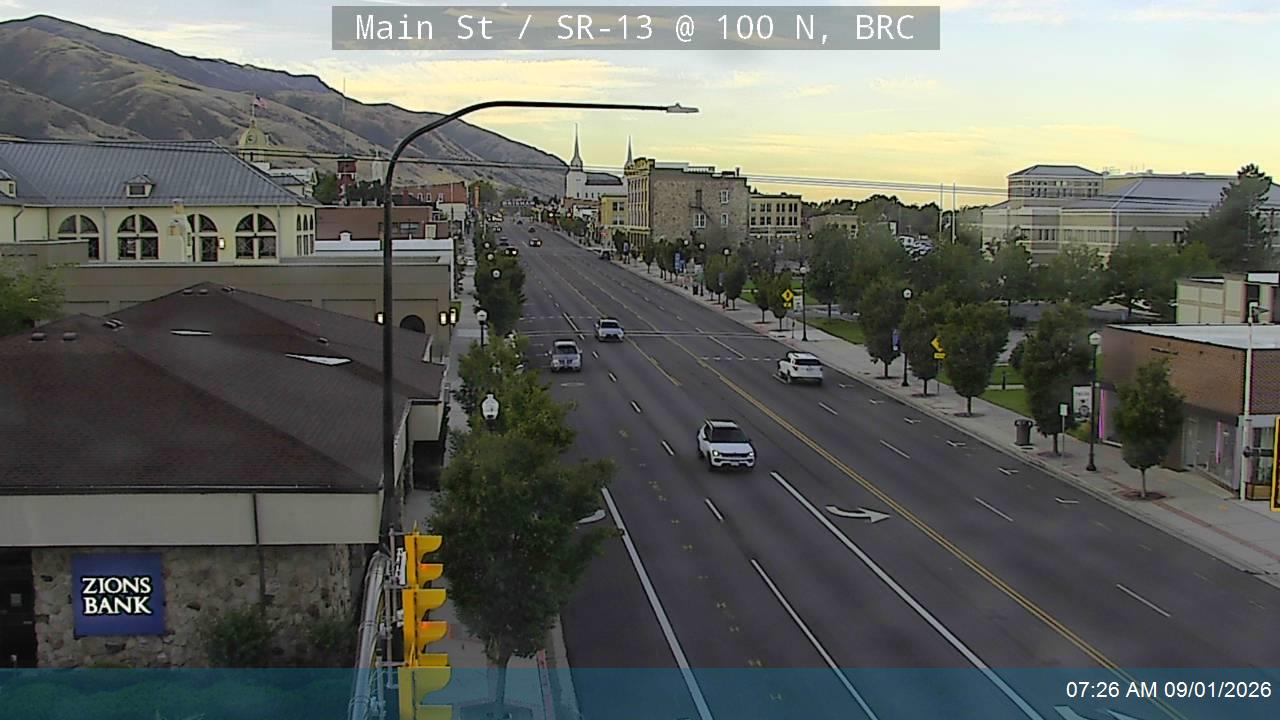 Main St / SR-13 @ 100 N, BRC live camera view