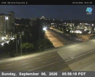 (C 348) SR-163 : Friars N/E_B live camera view