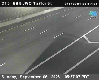 (C015) I-8 : Just West Of Taylor Street live camera view