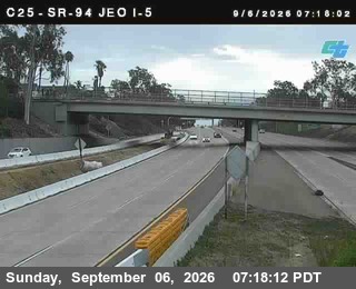 (C025) SR-94 : Just East Of I-5 live camera view