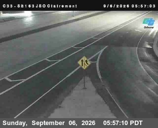 (C033) SB-163 : Just South Of Clairemont Mesa live camera view