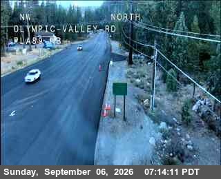 Hwy 89 at Olympic Valley live camera view