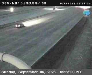 (C038) NB 15 : Just North Of SR-163 live camera view