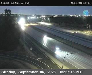 (C039) NB 15 : Just South Of Miramar Way live camera view