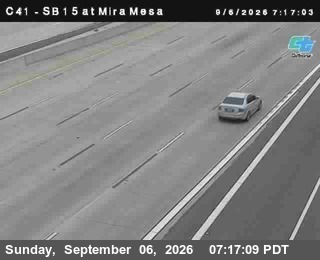 (C041) SB 15 : Mira Mesa Blvd live camera view