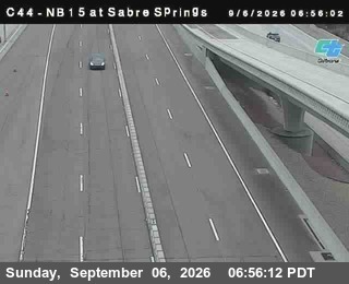 (C 044) I-15 : Sabre Springs DAR live camera view