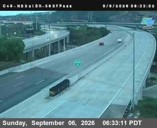 (C 049) I-5 : SR-56 Bypass live camera view