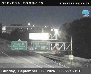(C052) I-8 : Just East of 163 live camera view
