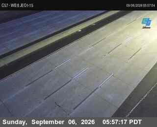 (C 057) I-8 : Just East Of I-15 live camera view