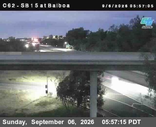 (C062) I-15 : Balboa Avenue live camera view