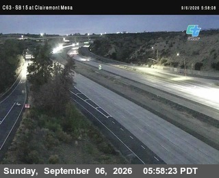 (C063) SB 15: Clairemont Mesa Boulevard live camera view