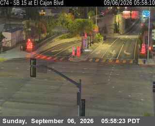 (C 074) I-15 : El Cajon Boulevard live camera view