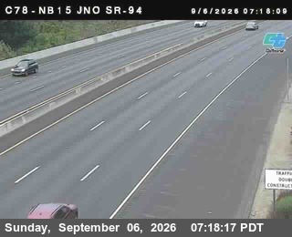 (C 078) I-15 : SR-94 live camera view