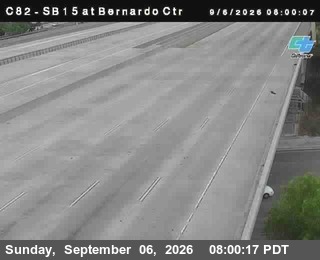 (C082) SB 15 : Bernardo Center Drive live camera view