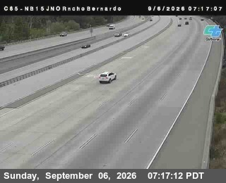 (C085) NB 15 : Just North Of Rancho Bernardo Road live camera view