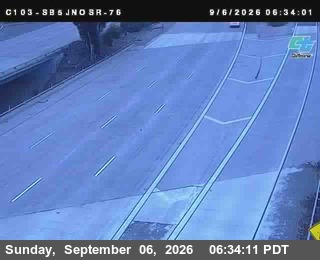 (C 103) I-5 : Just North Of SR-76 live camera view