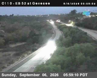 (C 110) SR-52 : Genesee Avenue live camera view