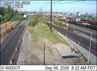 SR 509 at MP 2.7: 40th Ave E live camera view
