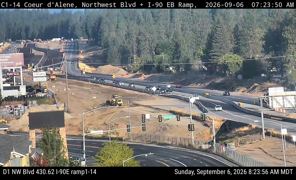 D1 NW Blvd 430.62 I-90E ramp1-14 live camera view