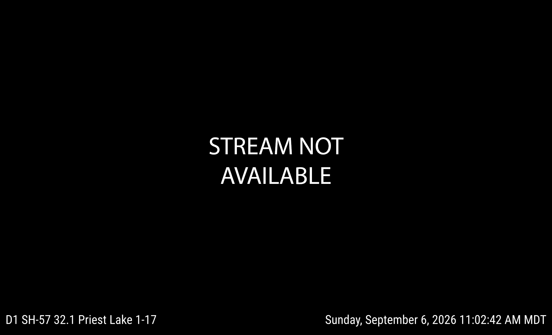 SH-57 32.1 Priest Lake live camera view