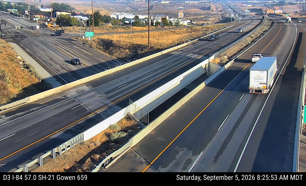 I-84 57.0 SH-21 Gowen live camera view