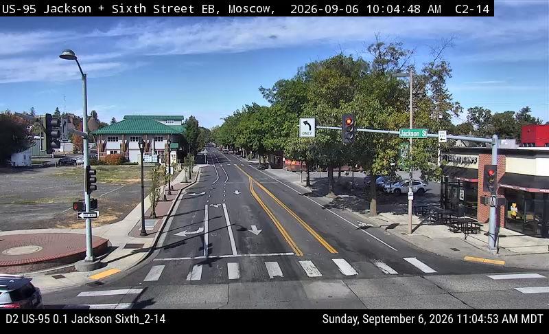 D2 US-95 0.1 Jackson Sixth_2-14 live camera view