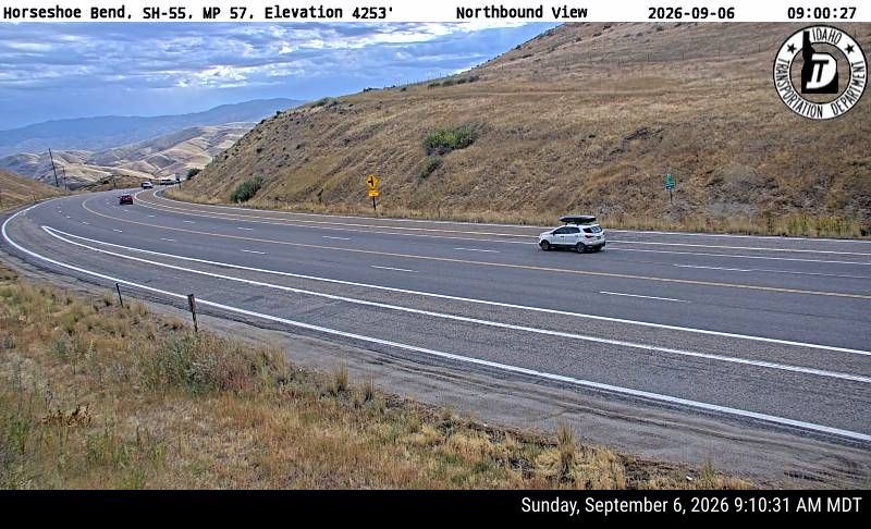 SH-55 Horseshoe Bend Hill live camera view