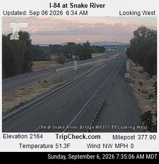 I-84 Snake River OR live camera view