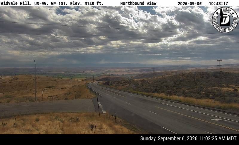 US-95 Midvale Hill live camera view