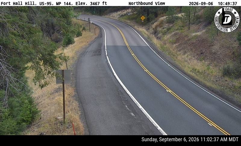 US-95 Fort Hall Hill live camera view