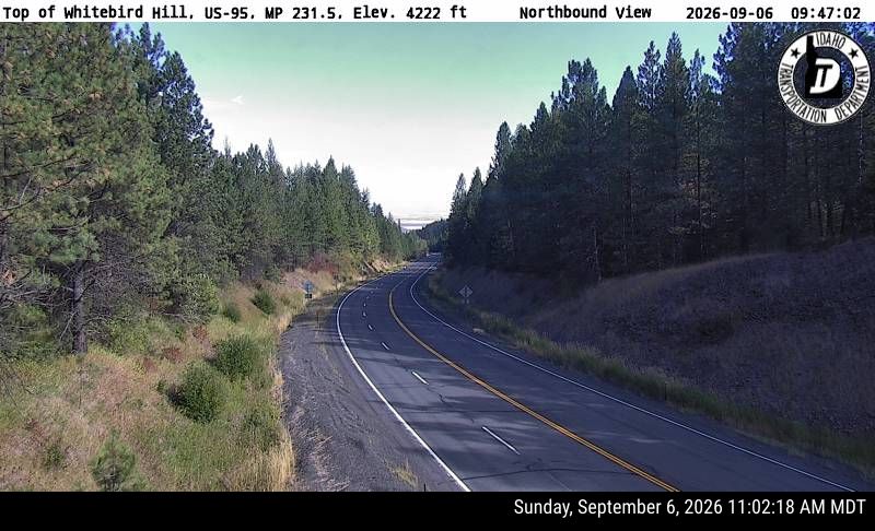 US-95 Whitebird Hill live camera view