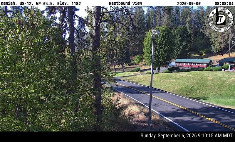 US-12 Kamiah live camera view