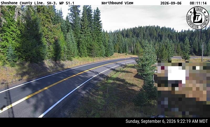 SH-3 Shoshone County Line live camera view