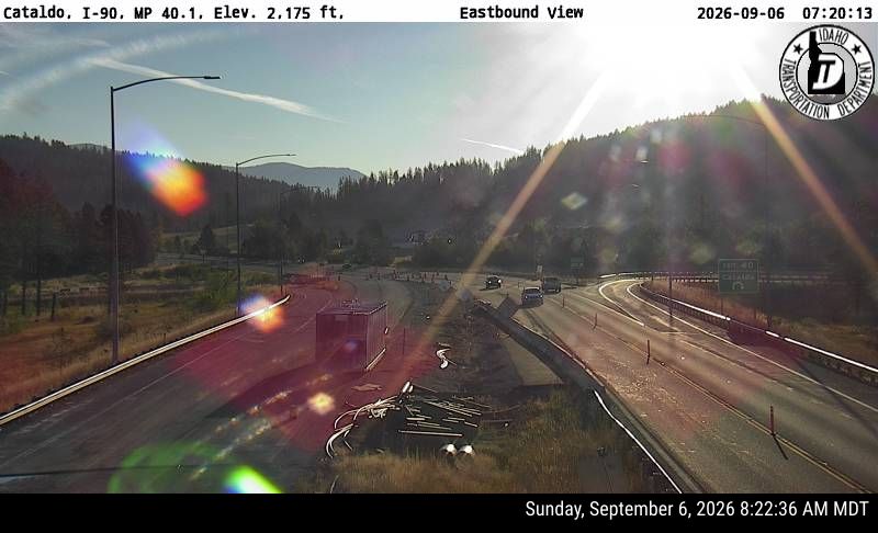 I-90 Cataldo live camera view